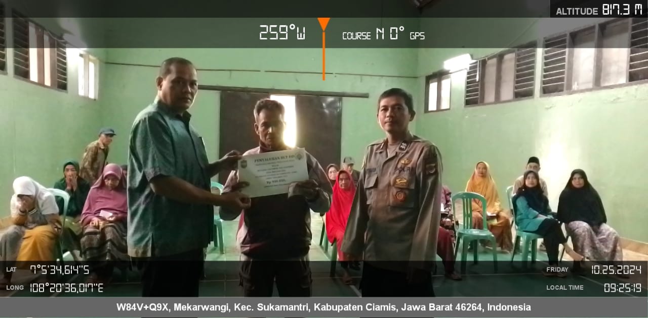 Pembagian BLT-DD Triwulan ke IV