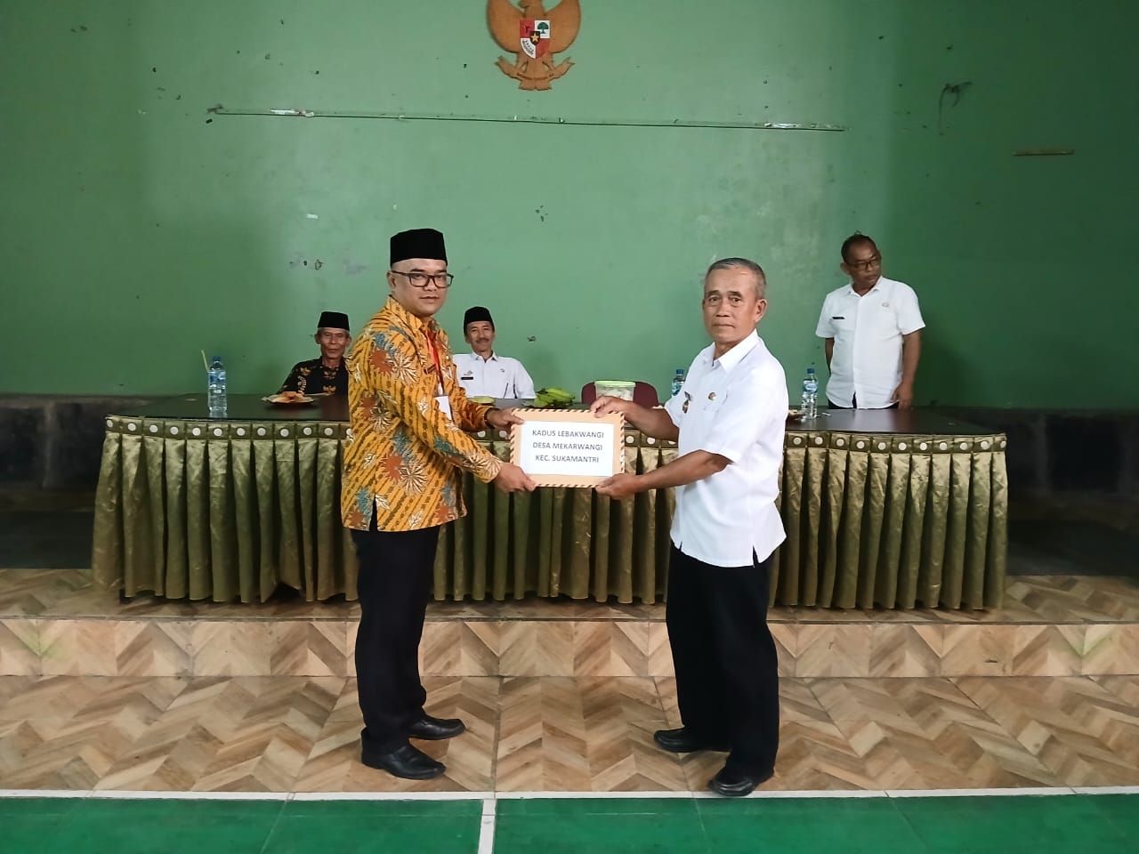 pelaksanaan testing untuk jabatan unsur kepala kewilayahan dusun lebakwangi